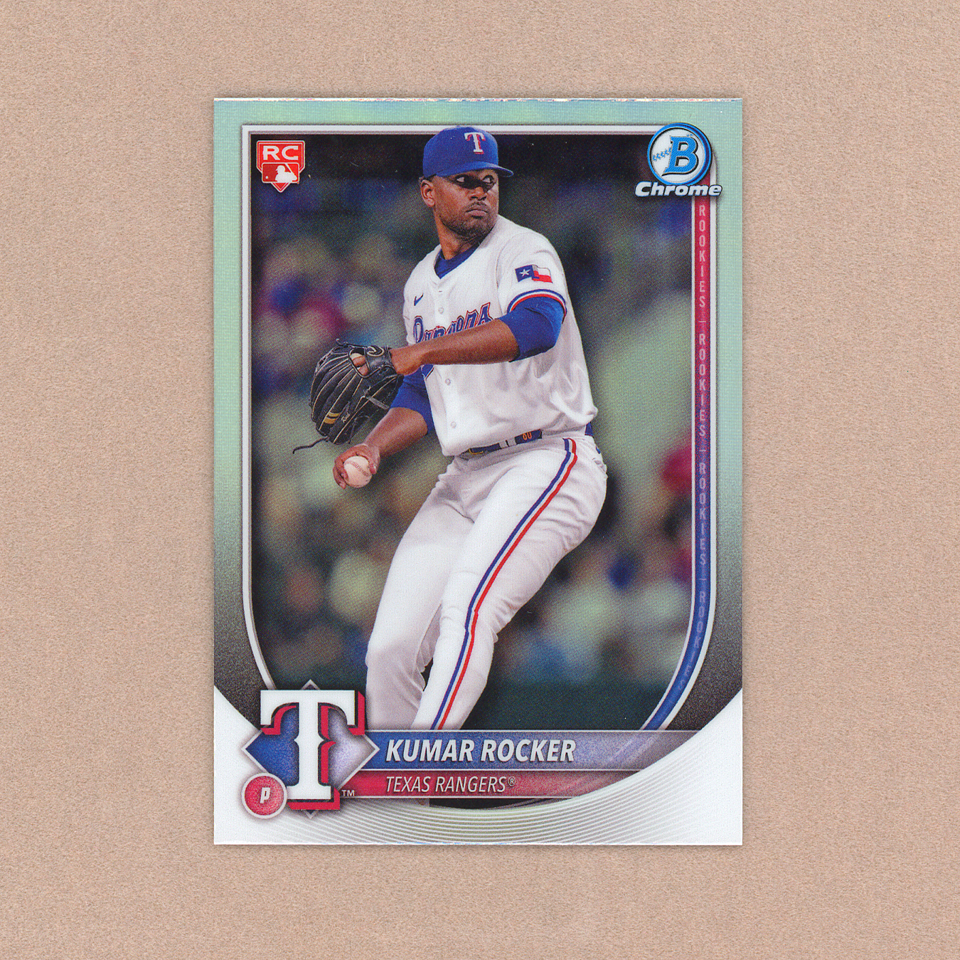 2025 Bowman Chrome Kumar Rocker Red Rookie Redemption (RC)