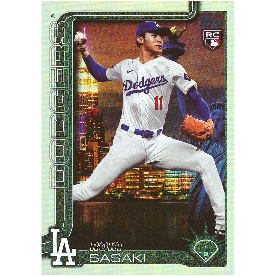 2025 Topps Series 2 Roki Sasaki Big Apple Foil RC