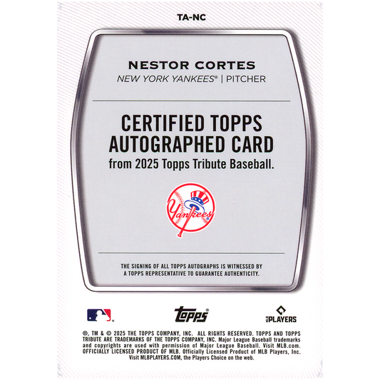 2025 Topps Tribute Nestor Cortes Autograph (Green)