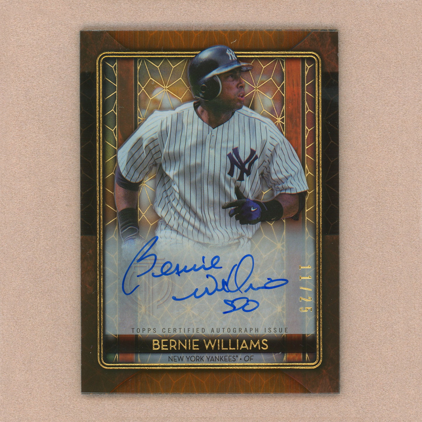 2020 Topps Tribute Bernie Williams Autograph