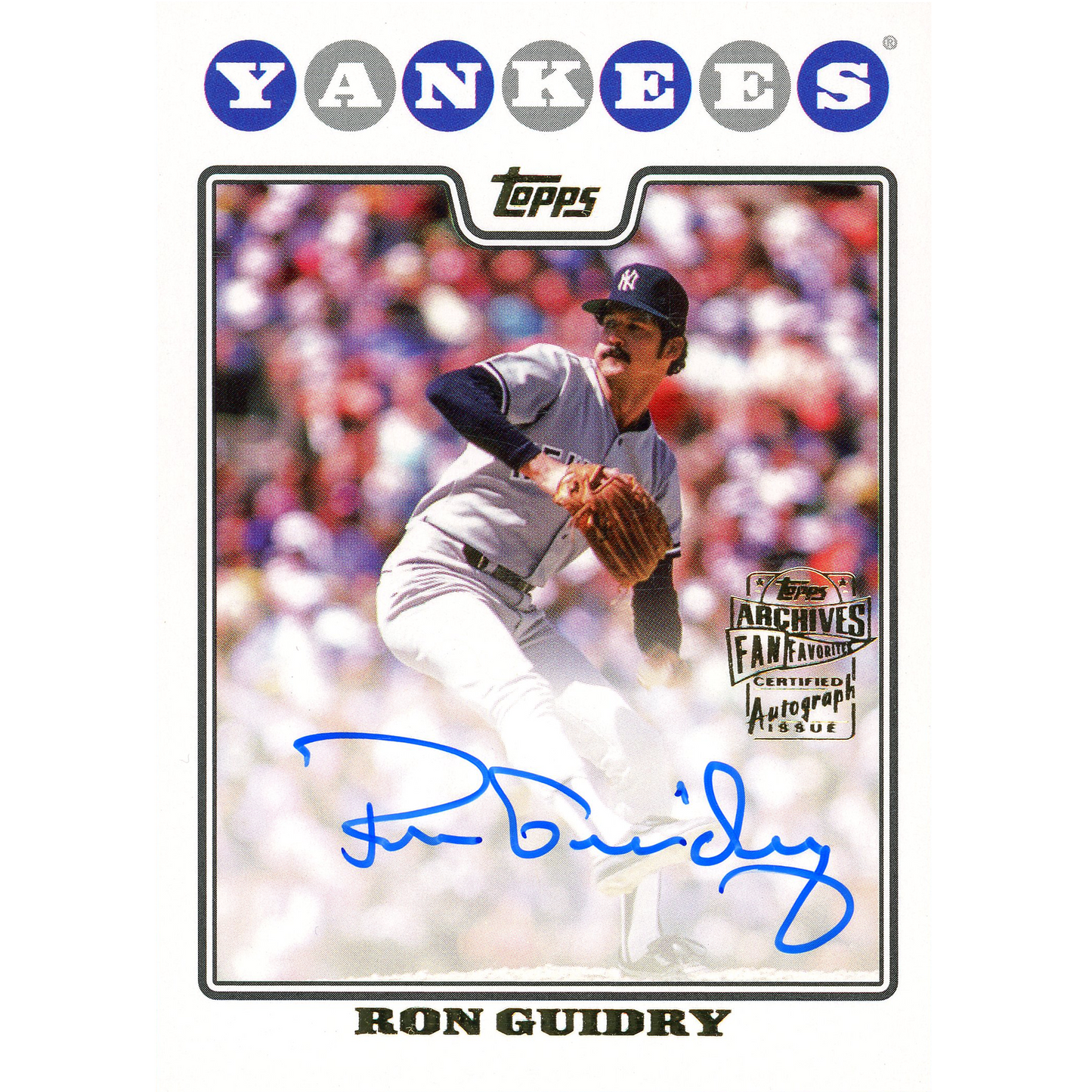 2023 Topps Archives Ron Guidry Autograph