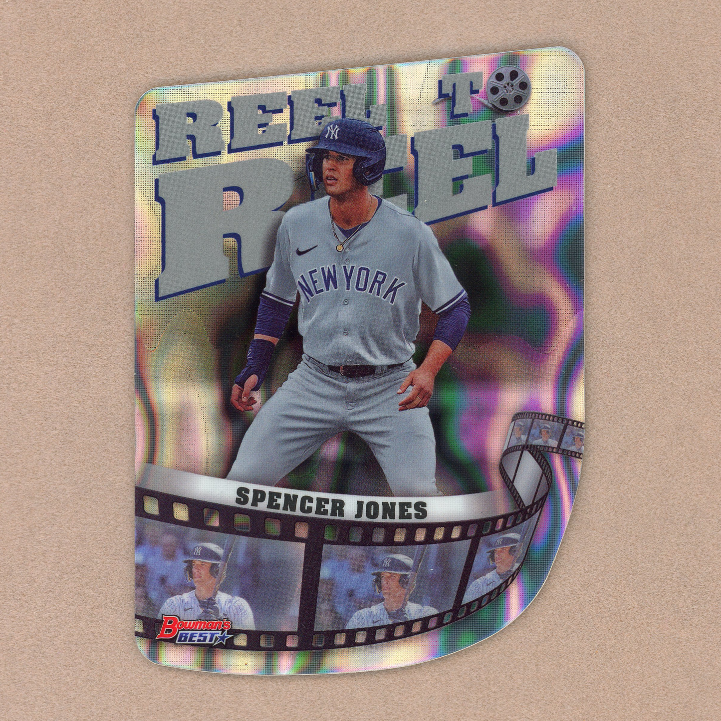 2023 Bowman's Best Spencer Jones Reel to Reel (Lava Refractor)