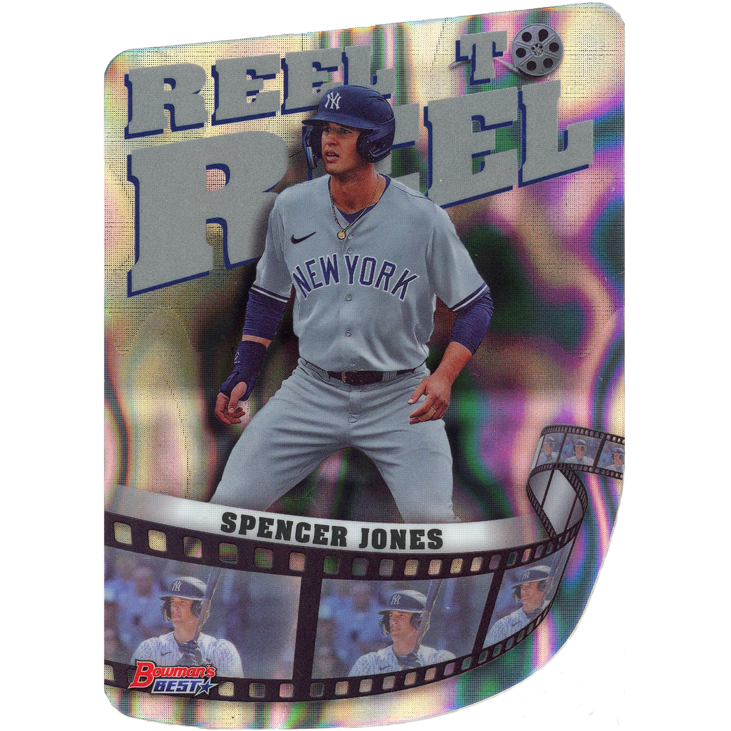 2023 Bowman's Best Spencer Jones Reel to Reel (Lava Refractor)