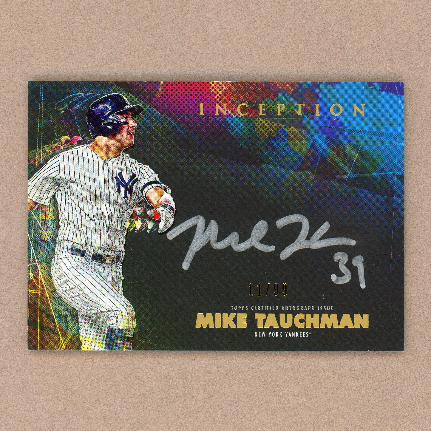 2020 Topps Inception Mike Tauchman Autograph (Silver Ink)