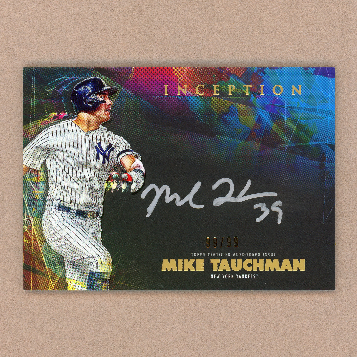 2020 Topps Inception Mike Tauchman Autograph (Silver Ink)