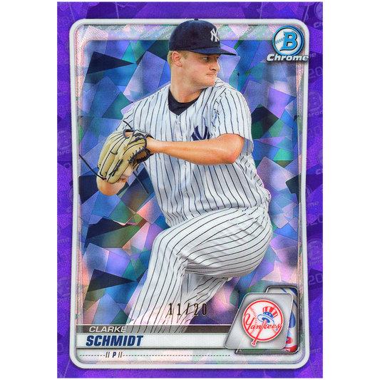 2020 Bowman Chrome Sapphire Clarke Schmidt (Purple)