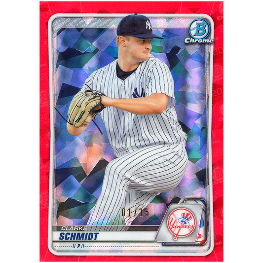 2020 Bowman Chrome Sapphire Clarke Schmidt (Red)