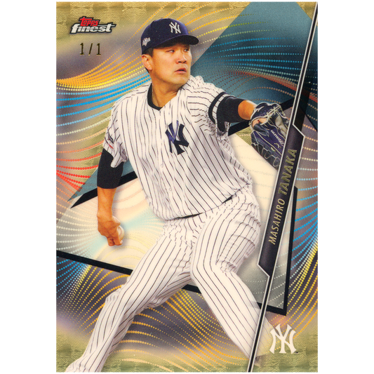 2020 Topps Finest Masahiro Tanaka (Superfractor)