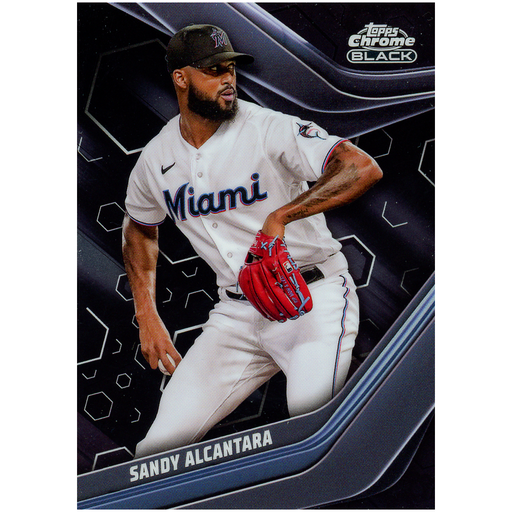 2023 Topps Chrome Black Sandy Alcantara