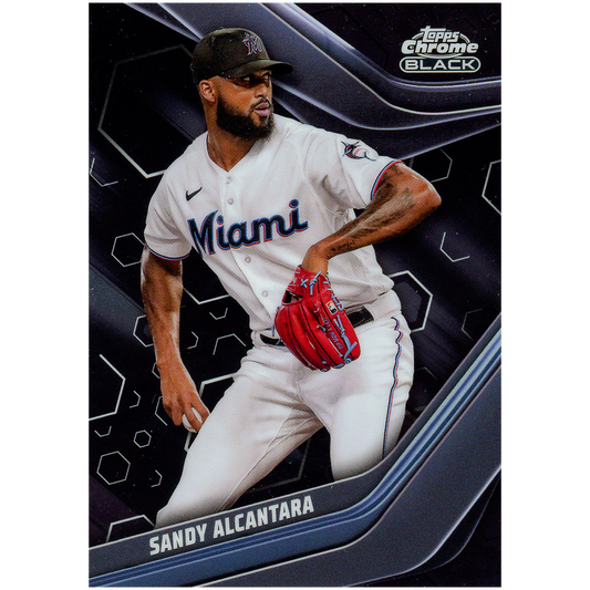 2023 Topps Chrome Black Sandy Alcantara
