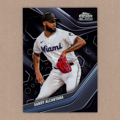 2023 Topps Chrome Black Sandy Alcantara