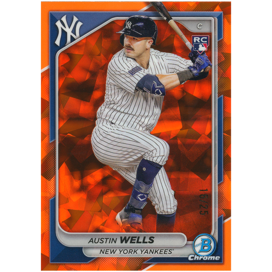 2024 Bowman Chrome Sapphire Austin Wells RC