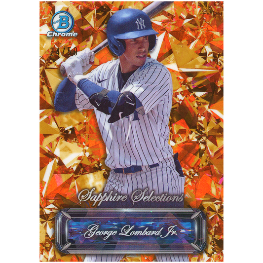 2024 Bowman Chrome Sapphire George Lombard Jr. Sapphire Selections (Gold)