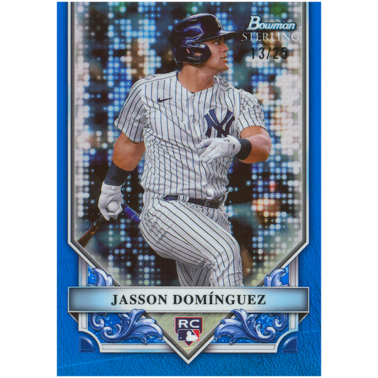 2024 Bowman Sterling Jasson Dominguez RC (Blue)