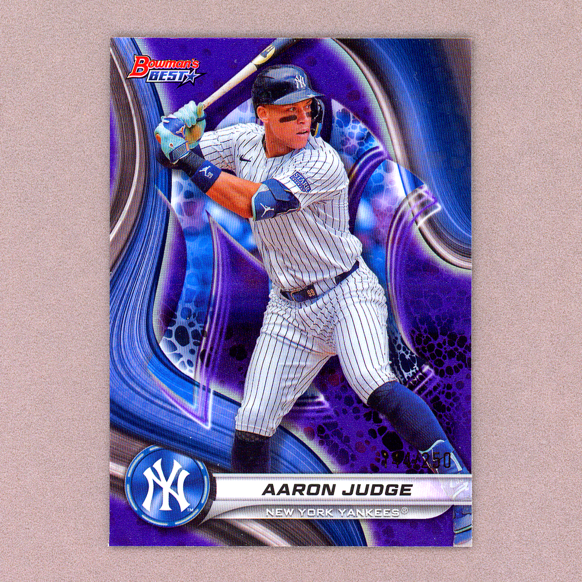 2024 Bowman's Best Aaron Judge (Purple)