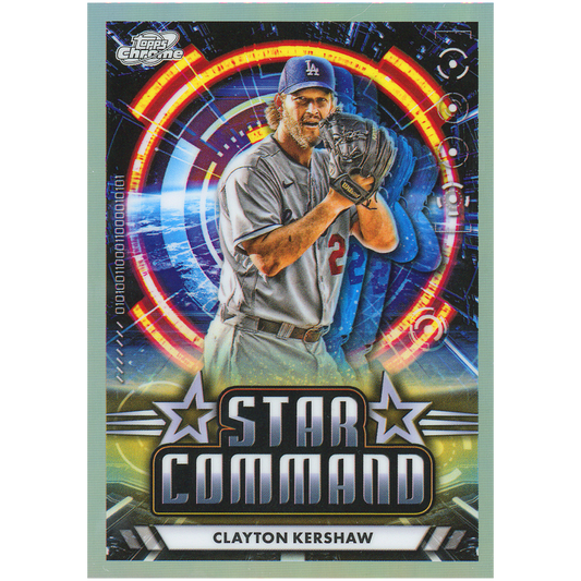 2024 Topps Cosmic Chrome Clayton Kershaw Star Command