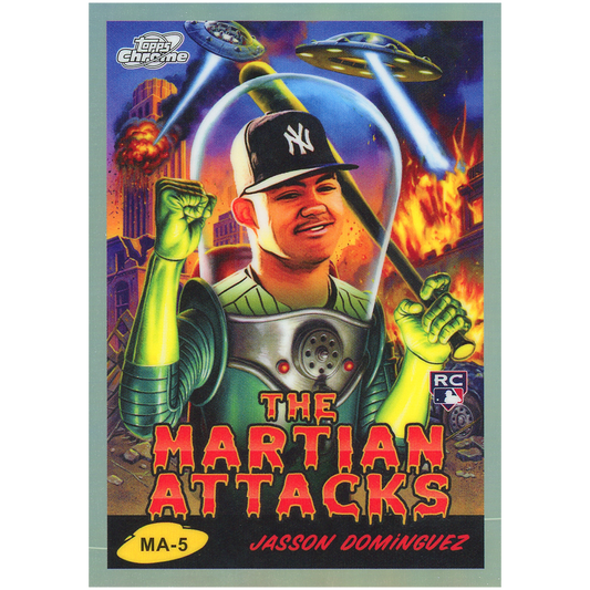 2024 Topps Cosmic Chrome Jasson Dominguez The Martian Attacks