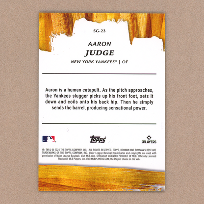 2024 Bowman's Best Aaron Judge Strokes (SP)