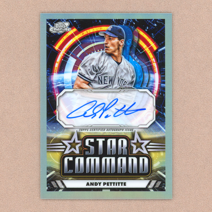2024 Topps Cosmic Chrome Andy Pettitte Autograph
