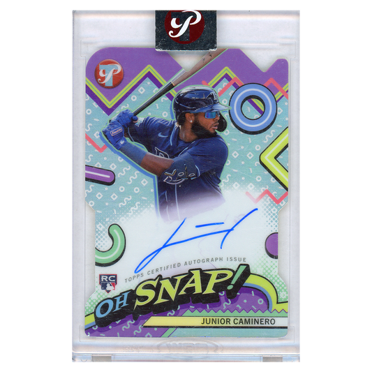 2024 Topps Pristine Junior Caminero Oh Snap Autograph
