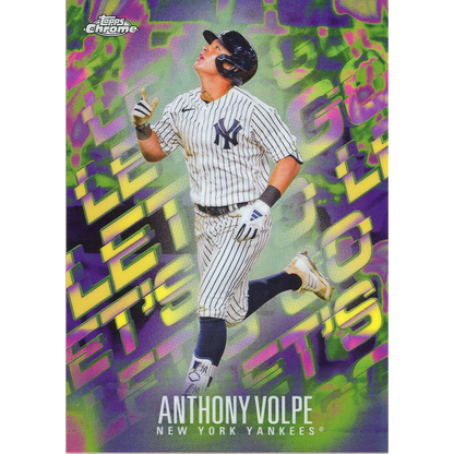 2024 Topps Finest Anthony Volpe Let's Go (SP)