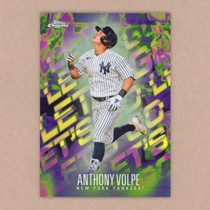 2024 Topps Finest Anthony Volpe Let's Go (SP)