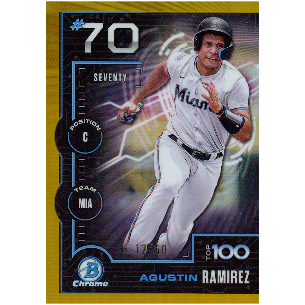 2025 Bowman Agustin Scout's Top 100 (Gold)