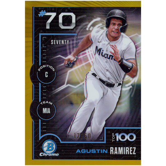 2025 Bowman Agustin Scout's Top 100 (Gold)