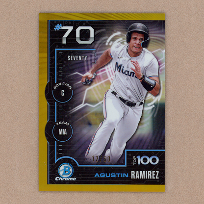 2025 Bowman Agustin Scout's Top 100 (Gold)