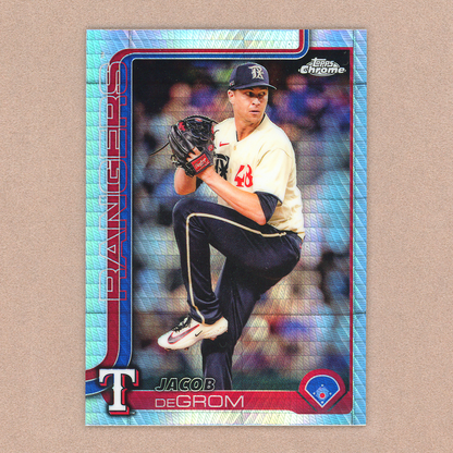 2025 Topps Chrome Jacob DeGrom (Prism)