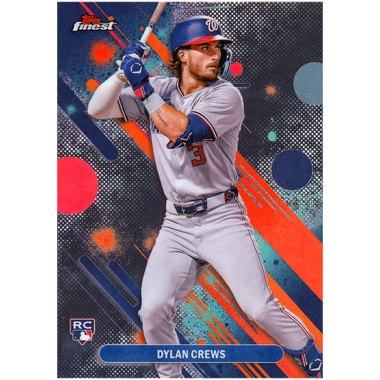 2025 Topps Finest Dylan Crews Common RC