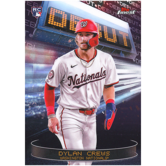 2025 Topps Finest Dylan Crews Debut RC