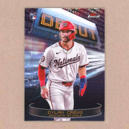2025 Topps Finest Dylan Crews Debut RC