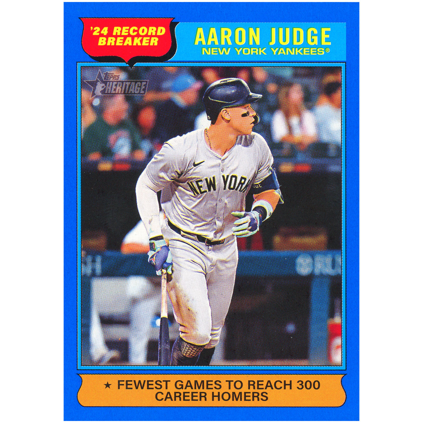 2025 Topps Heritage Aaron Judge Record Breakers (Dark Blue)