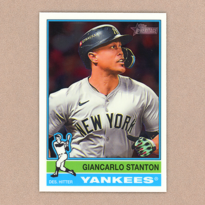 2025 Topps Heritage Giancarlo Stanton (Chrome)