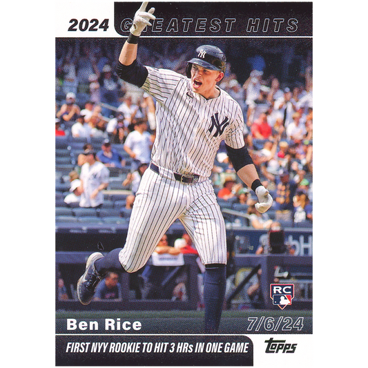 2025 Topps Series 1 Ben Rice Greatest Hits (RC)