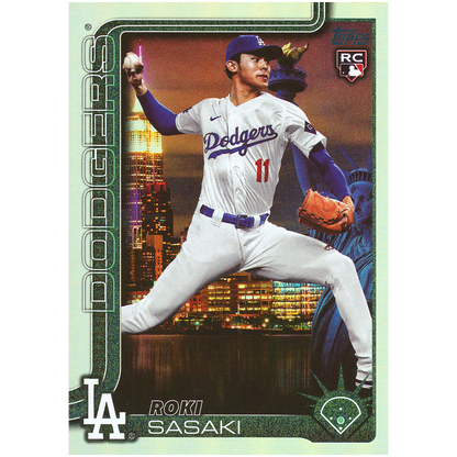 2025 Topps Series 2 Roki Sasaki Big Apple Foil RC