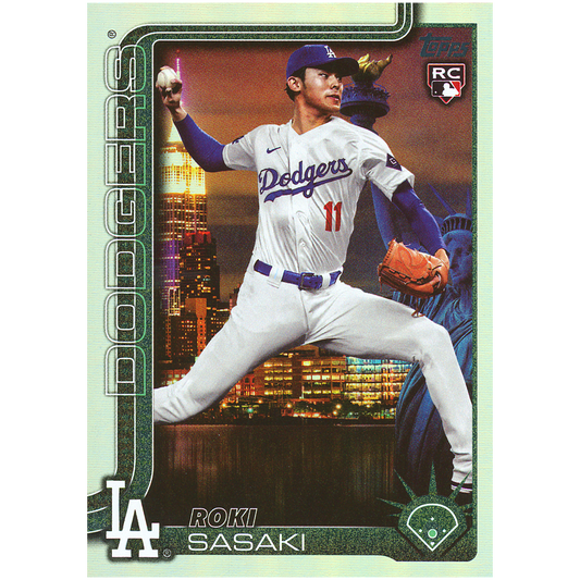 2025 Topps Series 2 Roki Sasaki Big Apple Foil RC