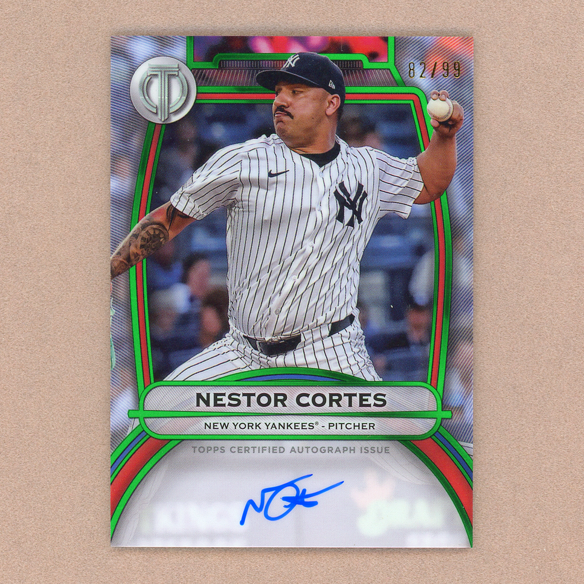 2025 Topps Tribute Nestor Cortes Autograph (Green)