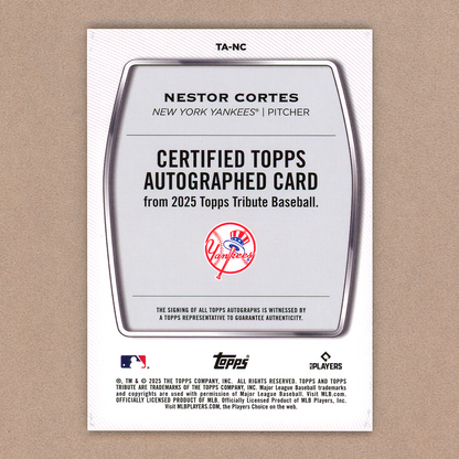 2025 Topps Tribute Nestor Cortes Autograph (Green)